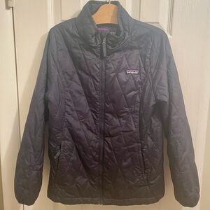 Patagonia Lightweight Navy Kids Coat Jacket